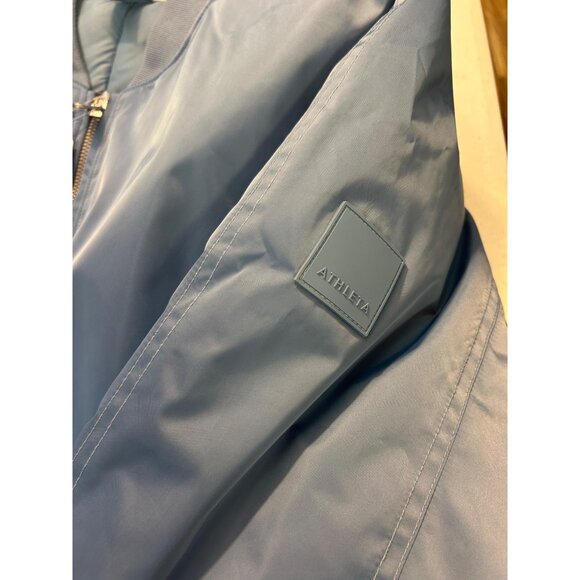 Athleta Sateen Bomber Jacket Coat Blue size XL and Large NWT - Picture 9 of 11